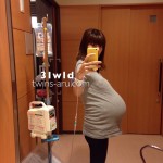 入院26日目。双子妊娠32w1d。